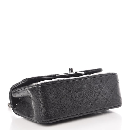 Chanel Iridescent Caviar Quilted Mini Rectangular Flap Black 4 of 10