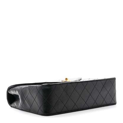 Chanel Lambskin Diamond Stitch Envelope Single Flap Black 4 of 9