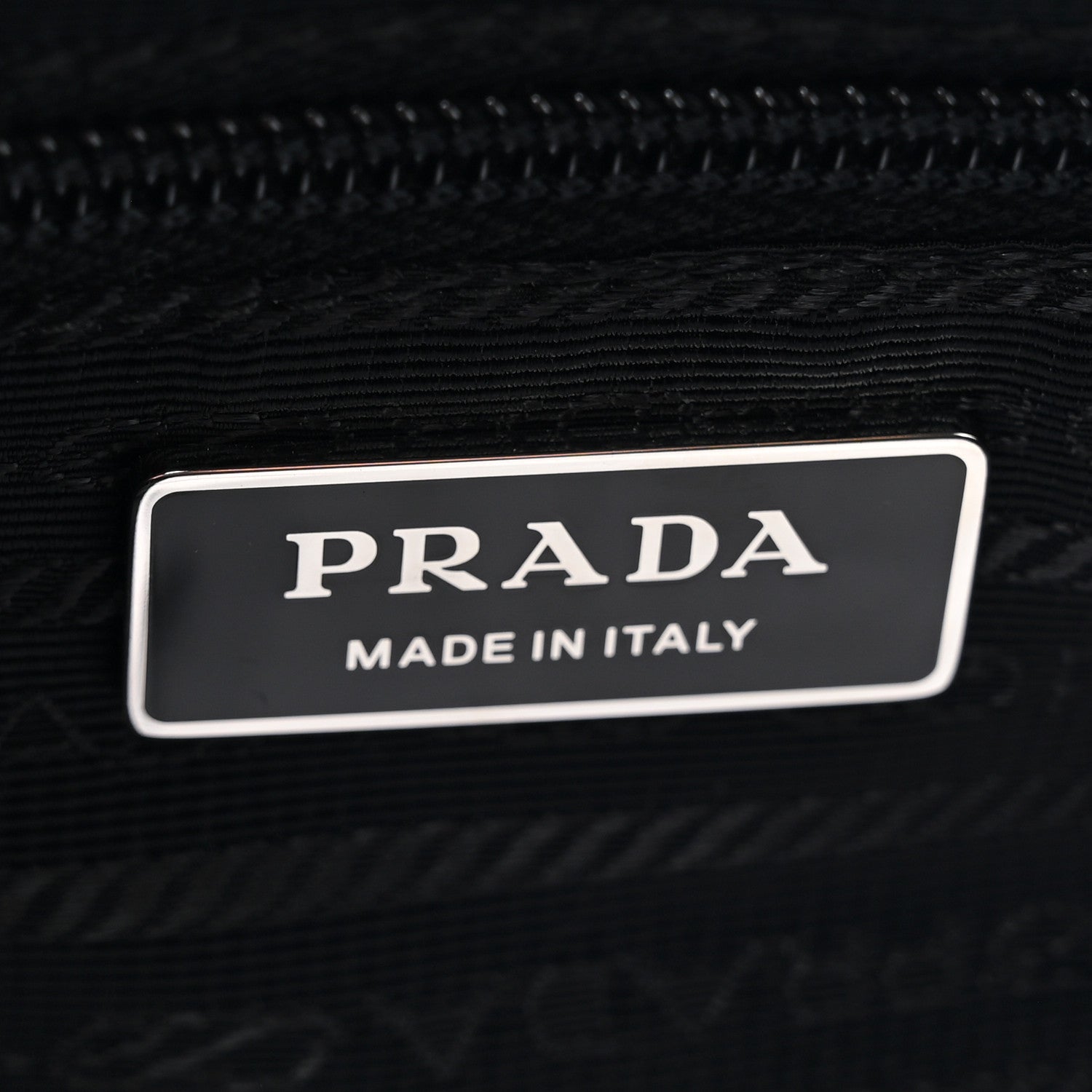 Prada Re-Nylon Vela Saffiano Pocket Double Zip Shoulder Bag Black 6 of 10