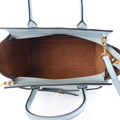 Mulberry Small Classic Grain Small Bayswater Zip Tote Light Antique Blue 5 of 9