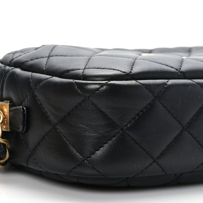 Chanel Lambskin Quilted Small Timeless Camera Case Black 8 of 9