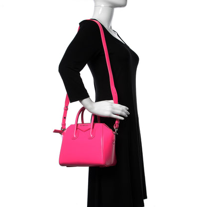 Givenchy Shiny Lord Calfskin Mini Antigona Shocking Pink 2 of 9