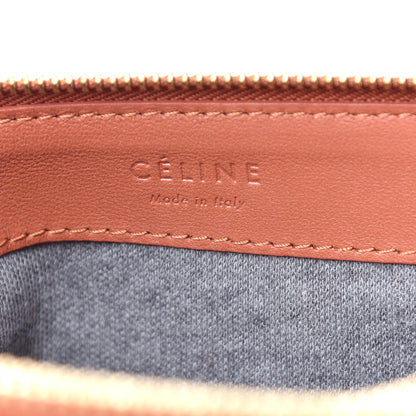 Celine Lambskin Small Trio Crossbody Bag Tan 6 of 9