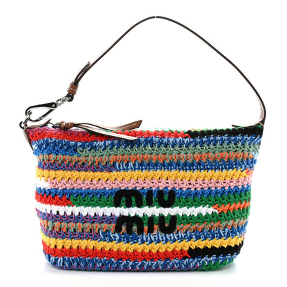 Miu Miu Fabric Crochet Pouch Multicolor 1 of 11