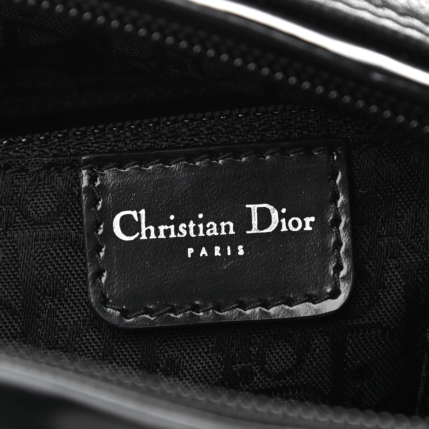 Christian Dior Calfskin Gambler Dice Bowler Black 5 of 9