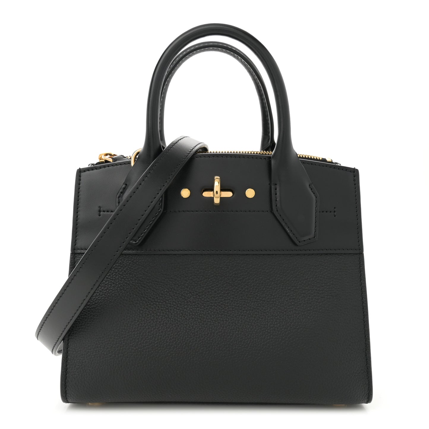 Calfskin City Steamer Mini Black