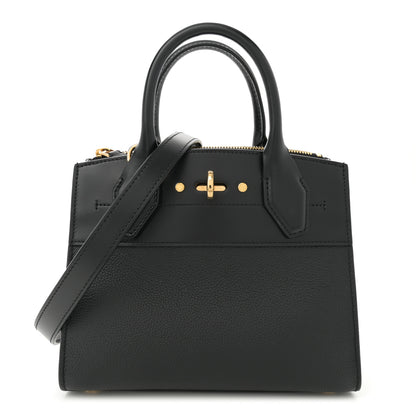 Louis Vuitton Calfskin City Steamer Mini Black 1 of 9