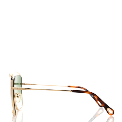 Chloe Poppy Cutout Square Sunglasses CE133S Havana Brown 3 of 7
