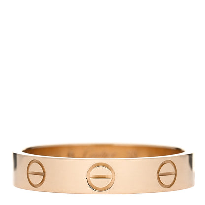 Cartier 18K Yellow Gold 3.5mm LOVE Wedding Band Ring 53 6.5 1 of 4