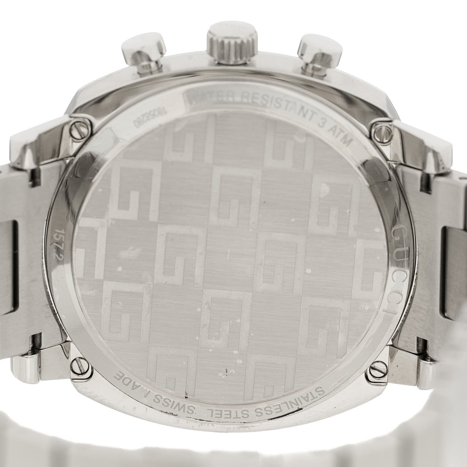 Gucci Stainless Steel 40mm Grip Quartz Watch 4 of 4