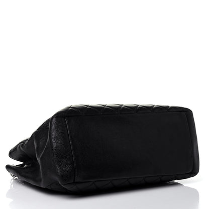 Chanel Caviar Quilted Grand Shopping Tote GST Black 4 of 10