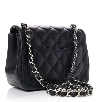 Chanel Lambskin Quilted Mini Square Flap Black 2 of 4