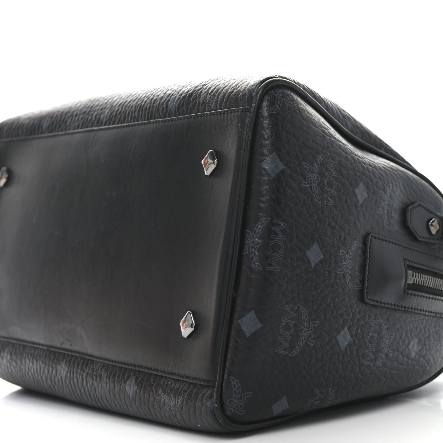Visetos Heritage Medium Boston Bag Black