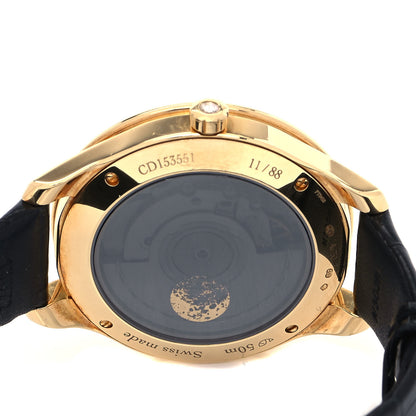 Christian Dior 18K Yellow Gold Alligator Diamond Bezel 36mm Dior VIII Montaigne Clair De Lune Automatic Watch 4 of 5
