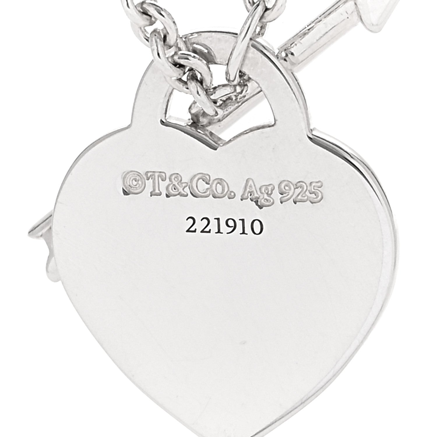 Tiffany Sterling Silver Small Return to Tiffany Lovestruck Pendant Necklace 5 of 5