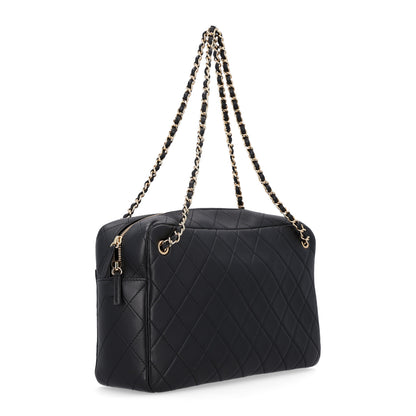 Chanel Lambskin Quilted Camerissimo Camera Case Black 3 of 11