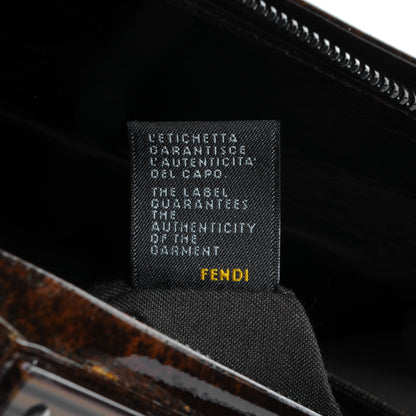 Fendi Patent To You Convertible Clutch Brown 8 of 8