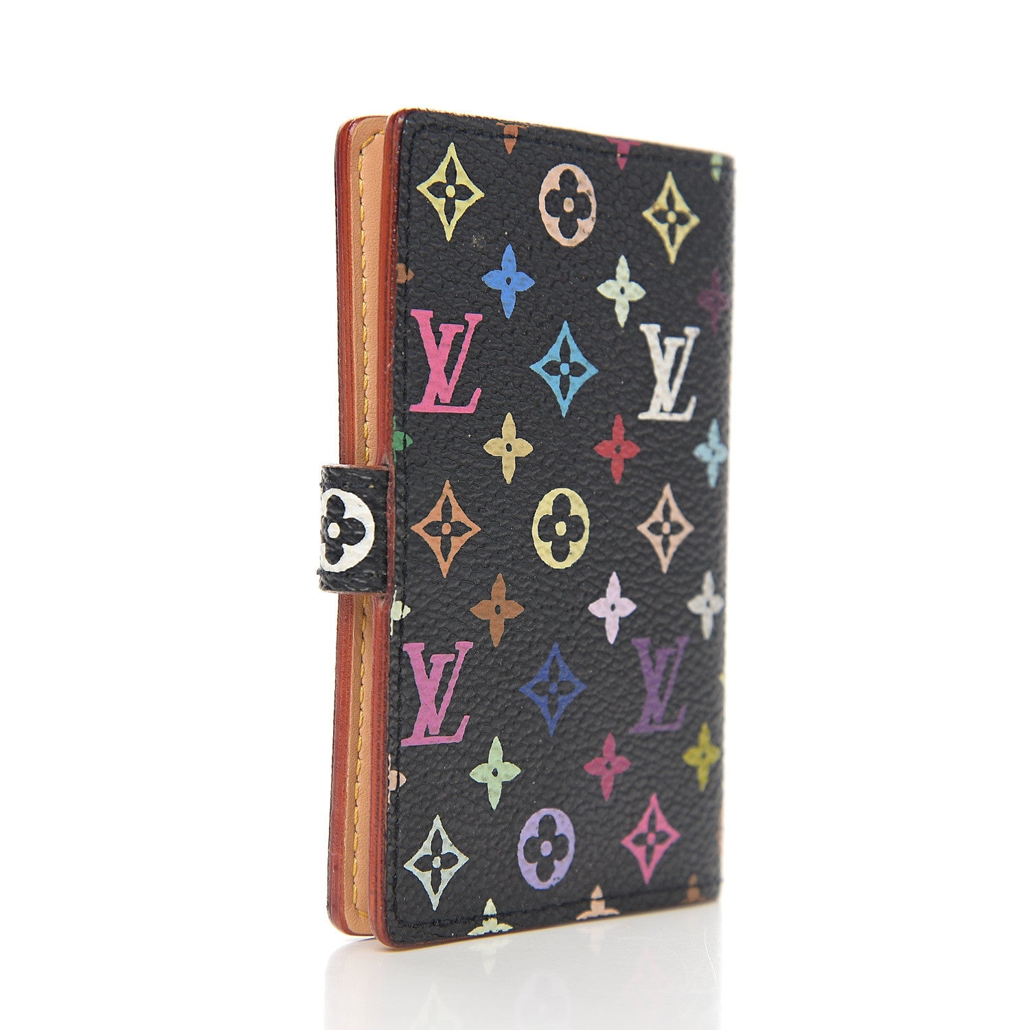 Louis Vuitton Monogram Multicolor Carnet de Bal Mini Agenda Cover Black 2 of 7