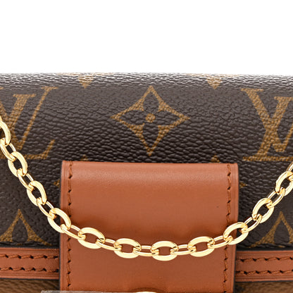 Louis Vuitton Reverse Monogram Dauphine Chain Wallet 7 of 9