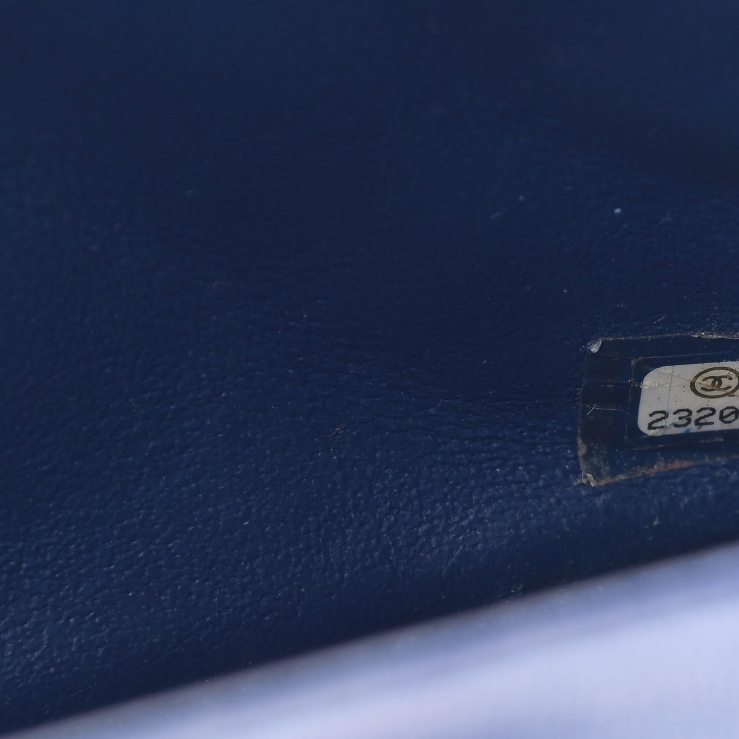 Chanel Lambskin Quilted Mini Rectangular Flap Dark Blue 7 of 11