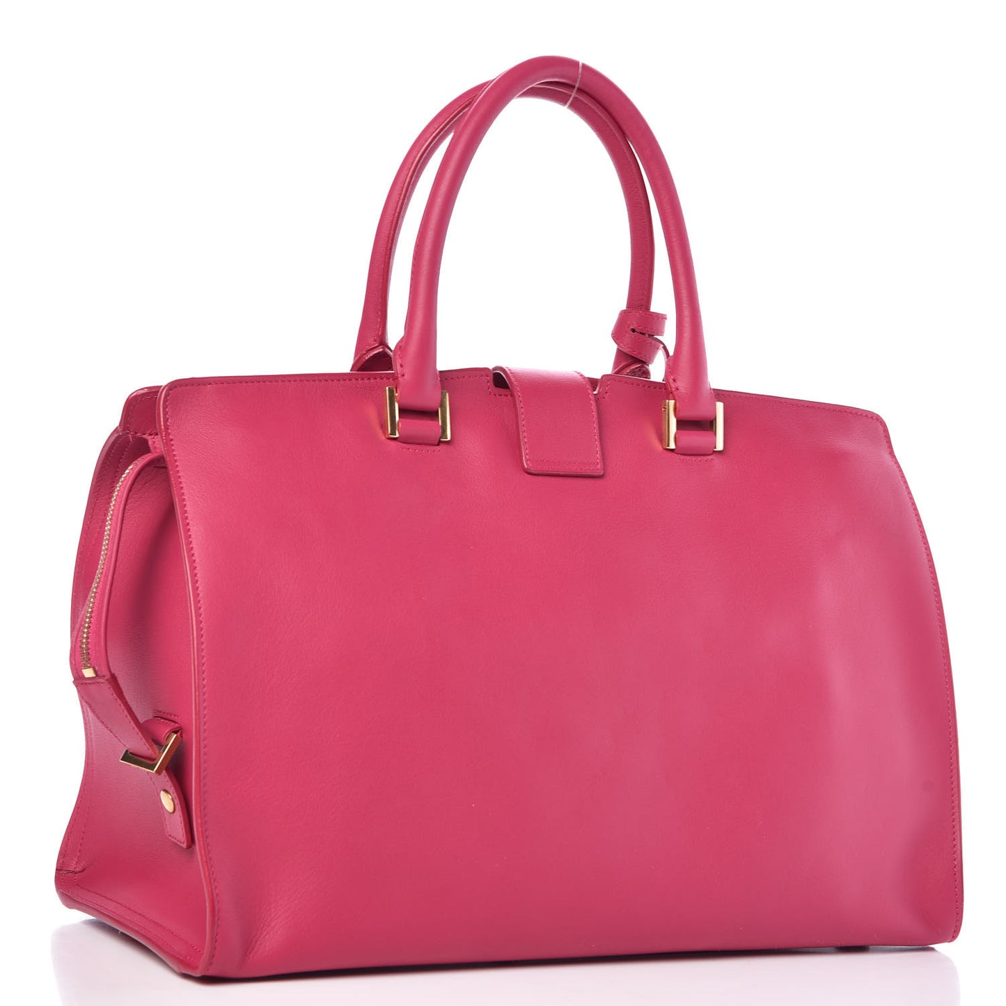Calfskin Medium Classic Y Cabas Fuchsia