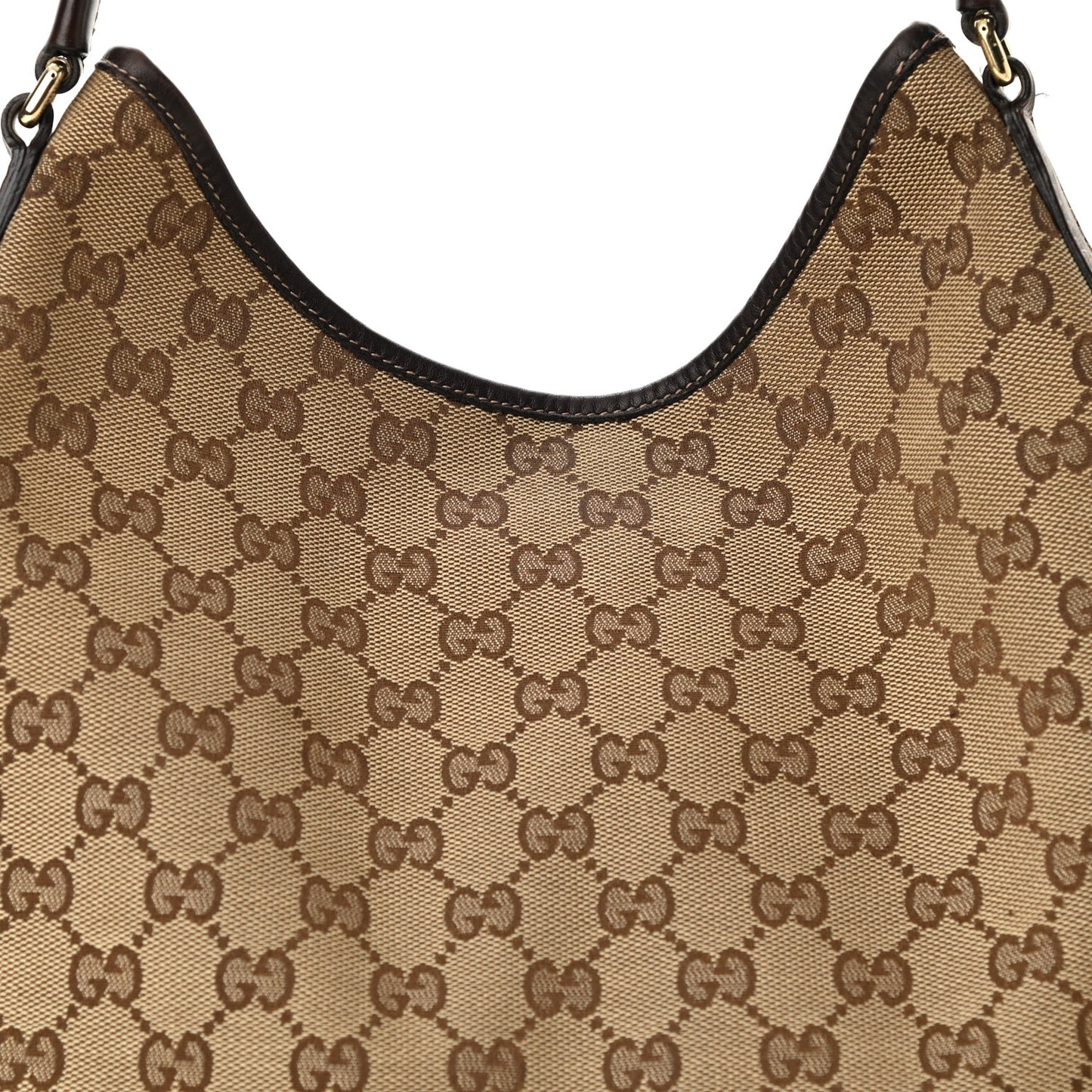 Monogram Medium New Britt Hobo Dark Brown