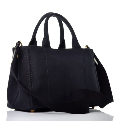 Prada Canapa Small Logo Tote Black 3 of 8