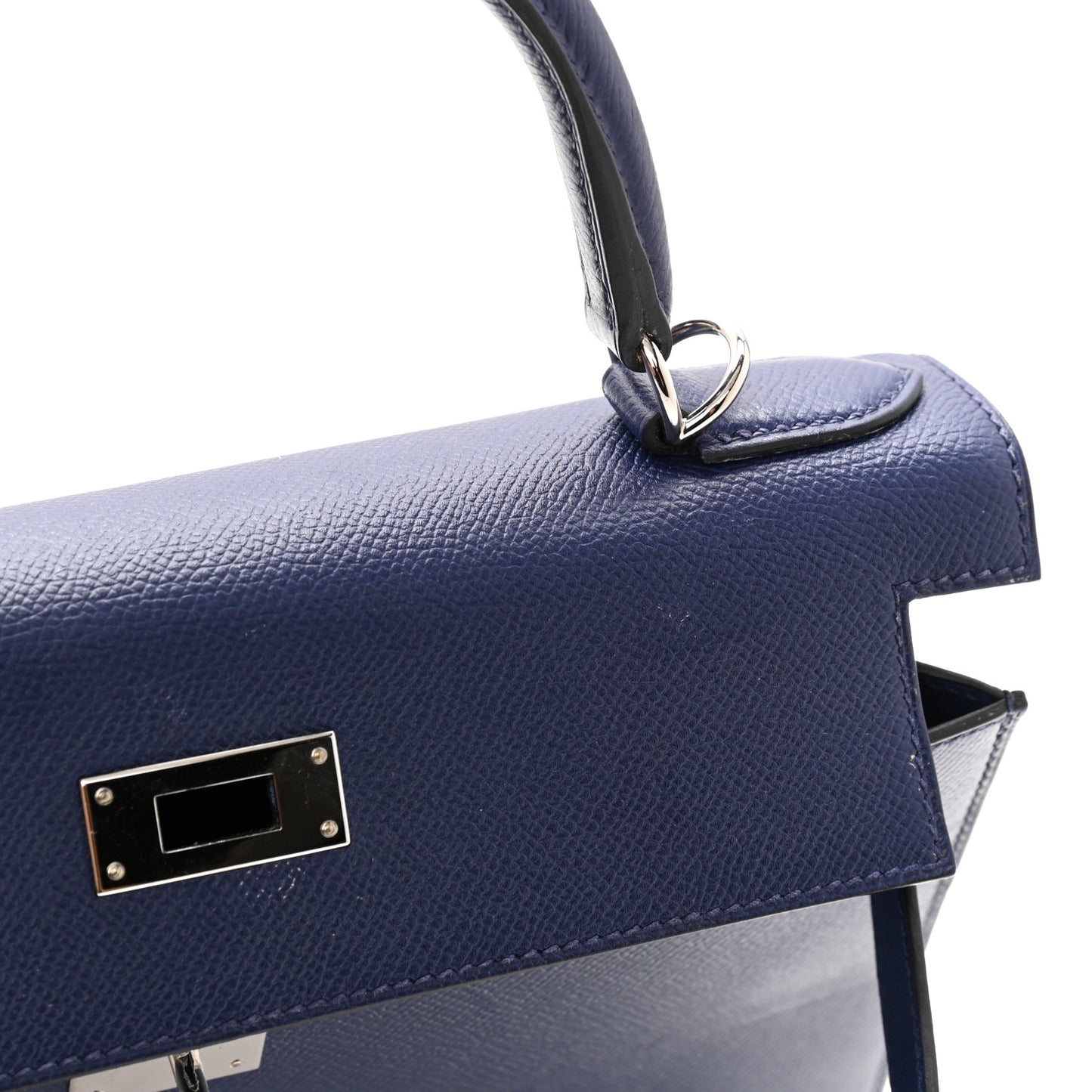 Epsom Kelly Sellier 28 Bleu Saphir