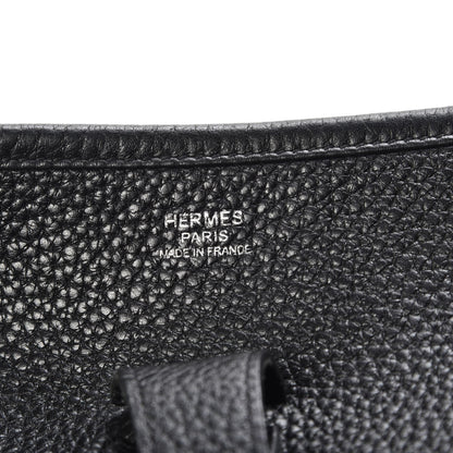 Hermes Taurillon Clemence Evelyne III GM Black 6 of 8