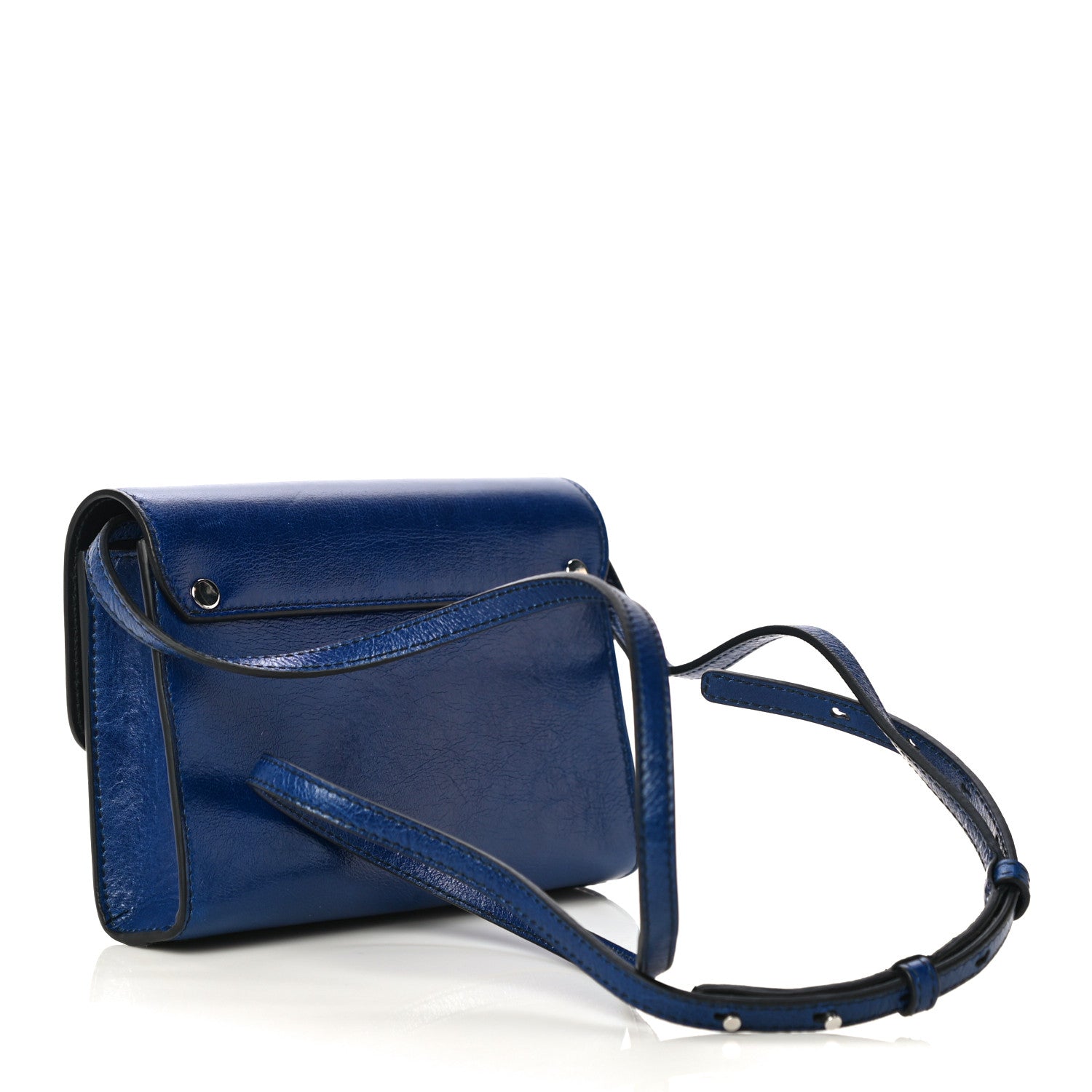 Proenza Schouler Calfskin PS11 Wallet With Strap Sapphire 2 of 13