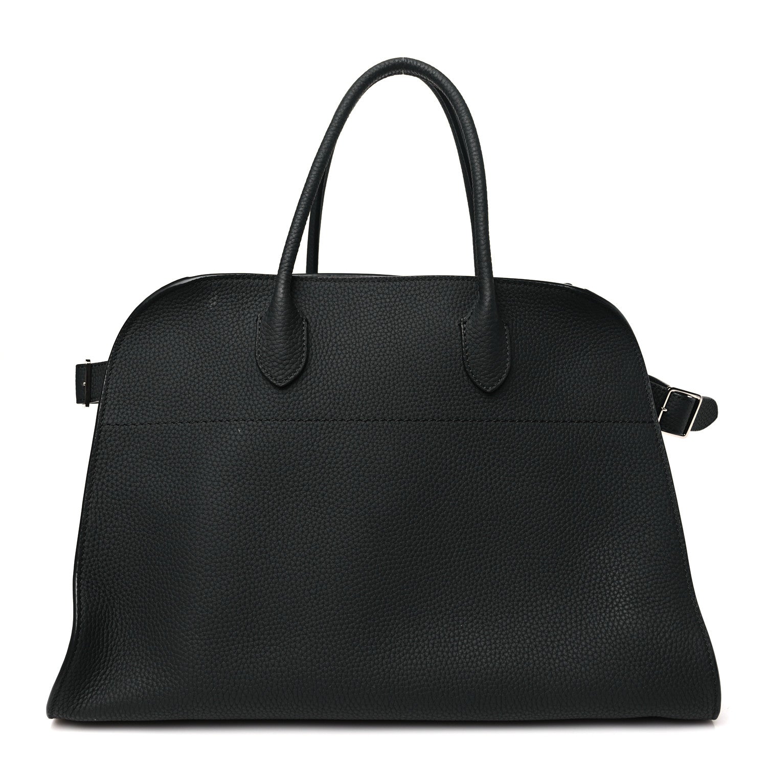 The Row Matte Grained Calfskin Soft Margaux 15 Black 1 of 9