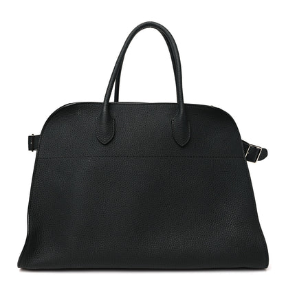 The Row Matte Grained Calfskin Soft Margaux 15 Black 1 of 9