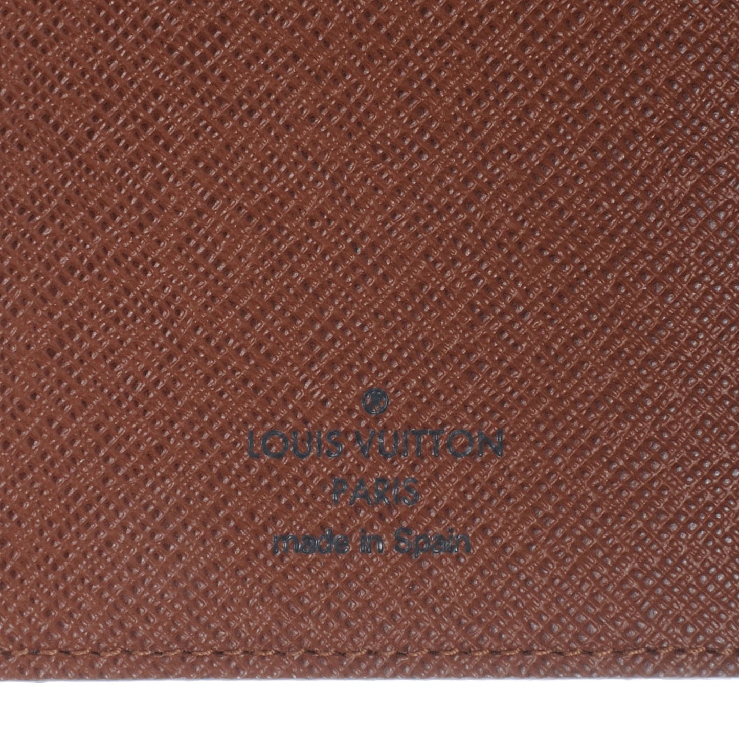 Monogram Pocket Agenda Cover