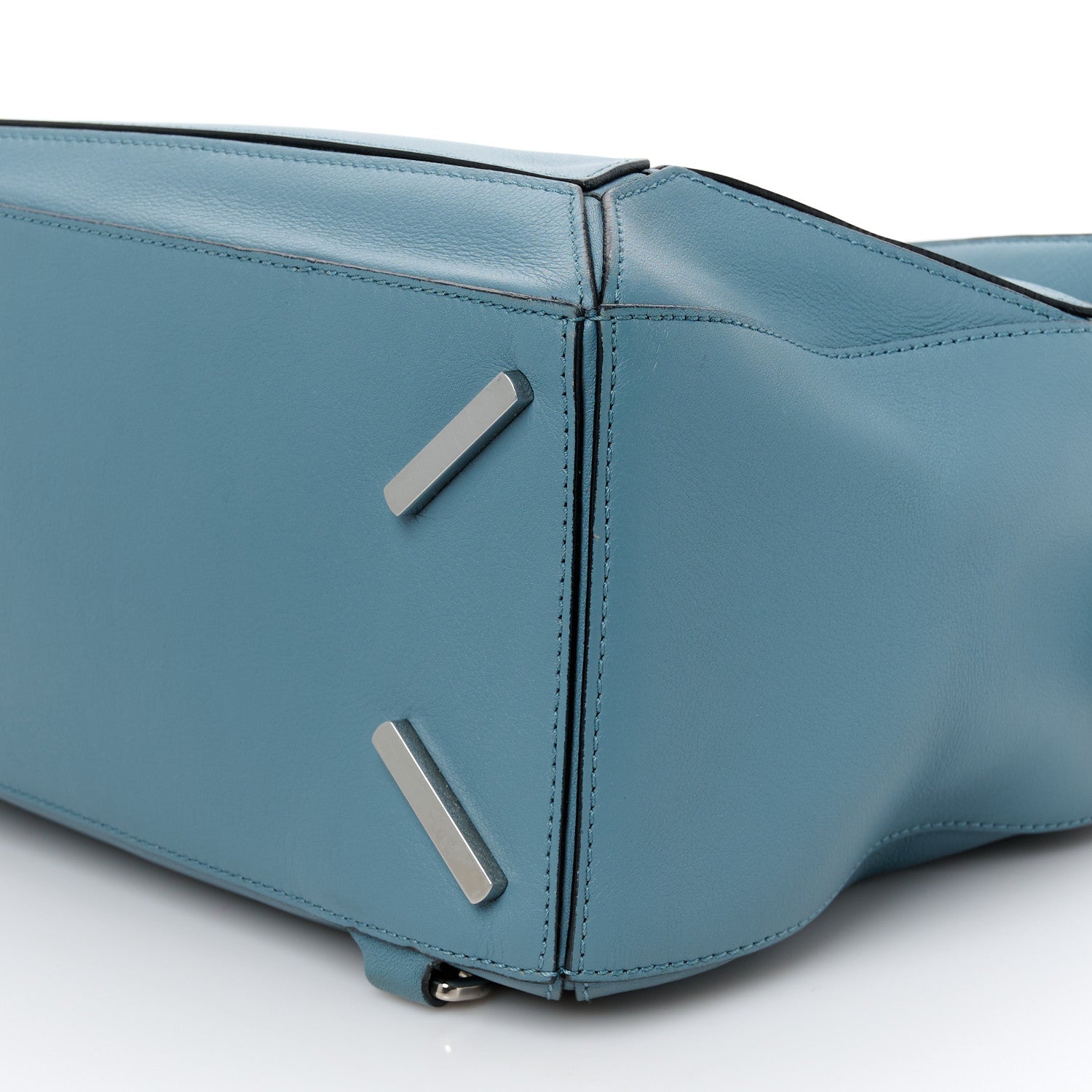 Loewe Calfskin Medium Puzzle Bag Stone Blue 1741009 – FASHIONPHILE