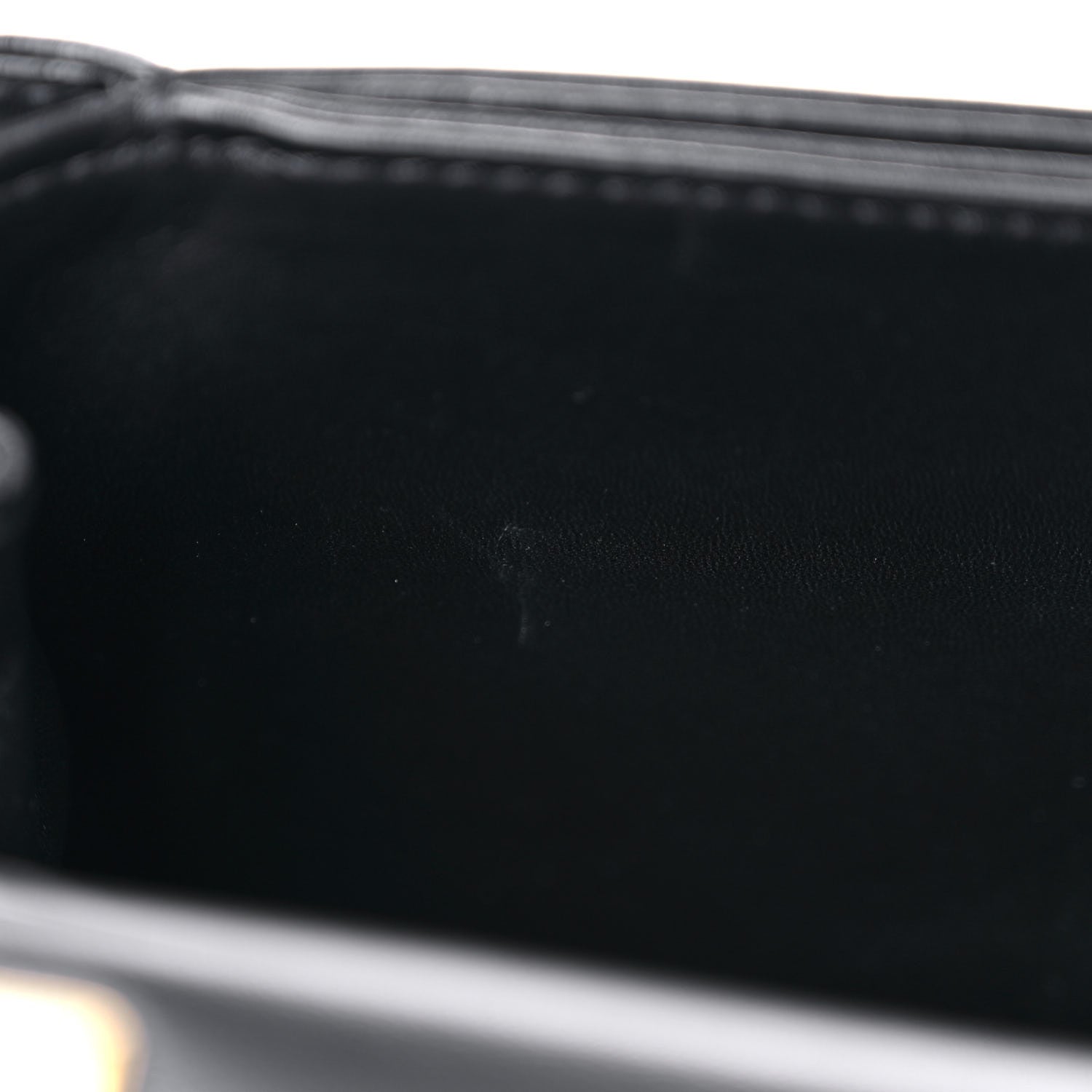 Valentino Garavani Nappa One Stud Chain Clutch Black 12 of 14