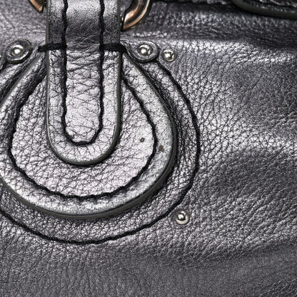 Chloe Metallic Calfskin Medium Paddington Satchel Silver 13 of 22