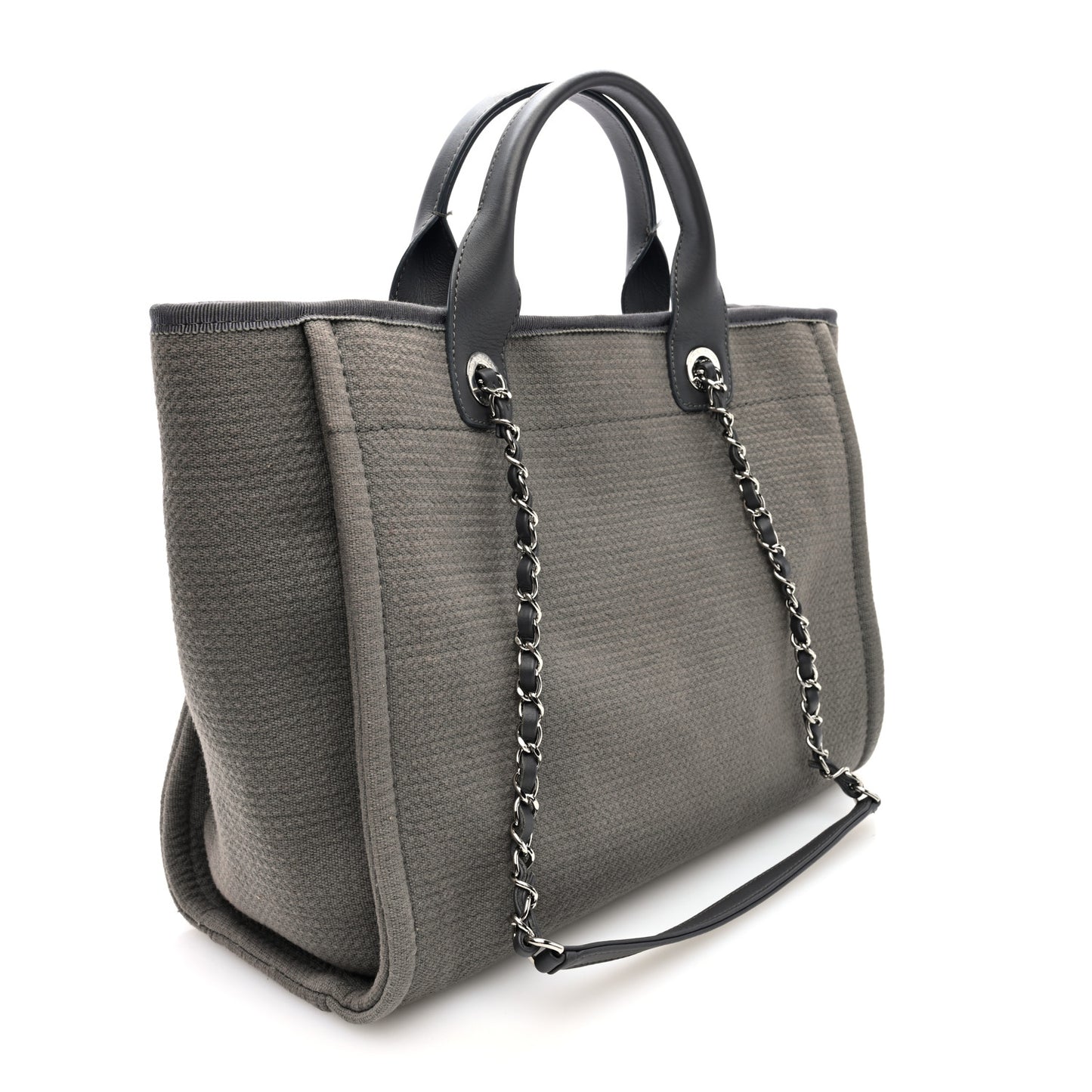 Mixed Fibers Small Deauville Tote Grey
