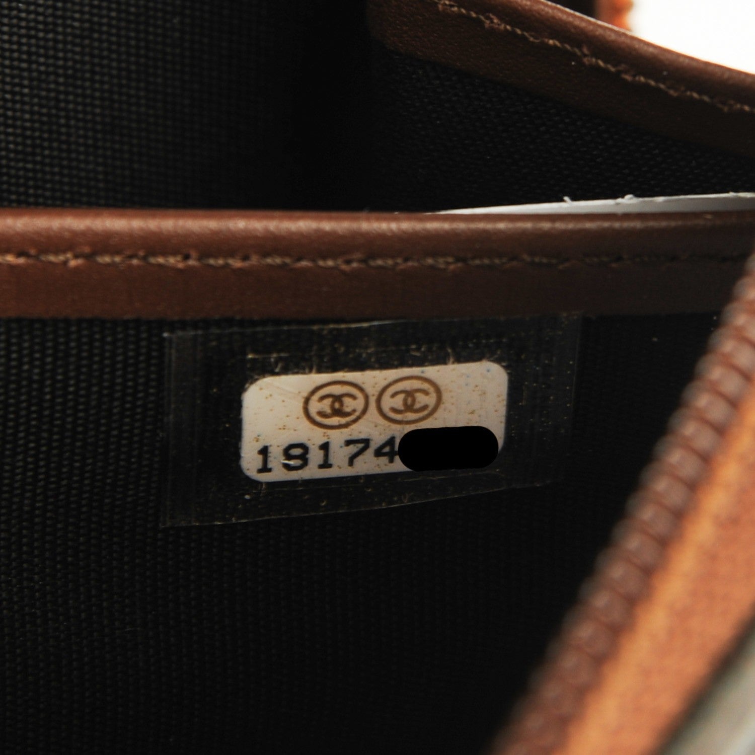 Chanel Iridescent Stamped Calfskin Large Timeless CC Gusset Zip Around Wallet Brown 8 of 8