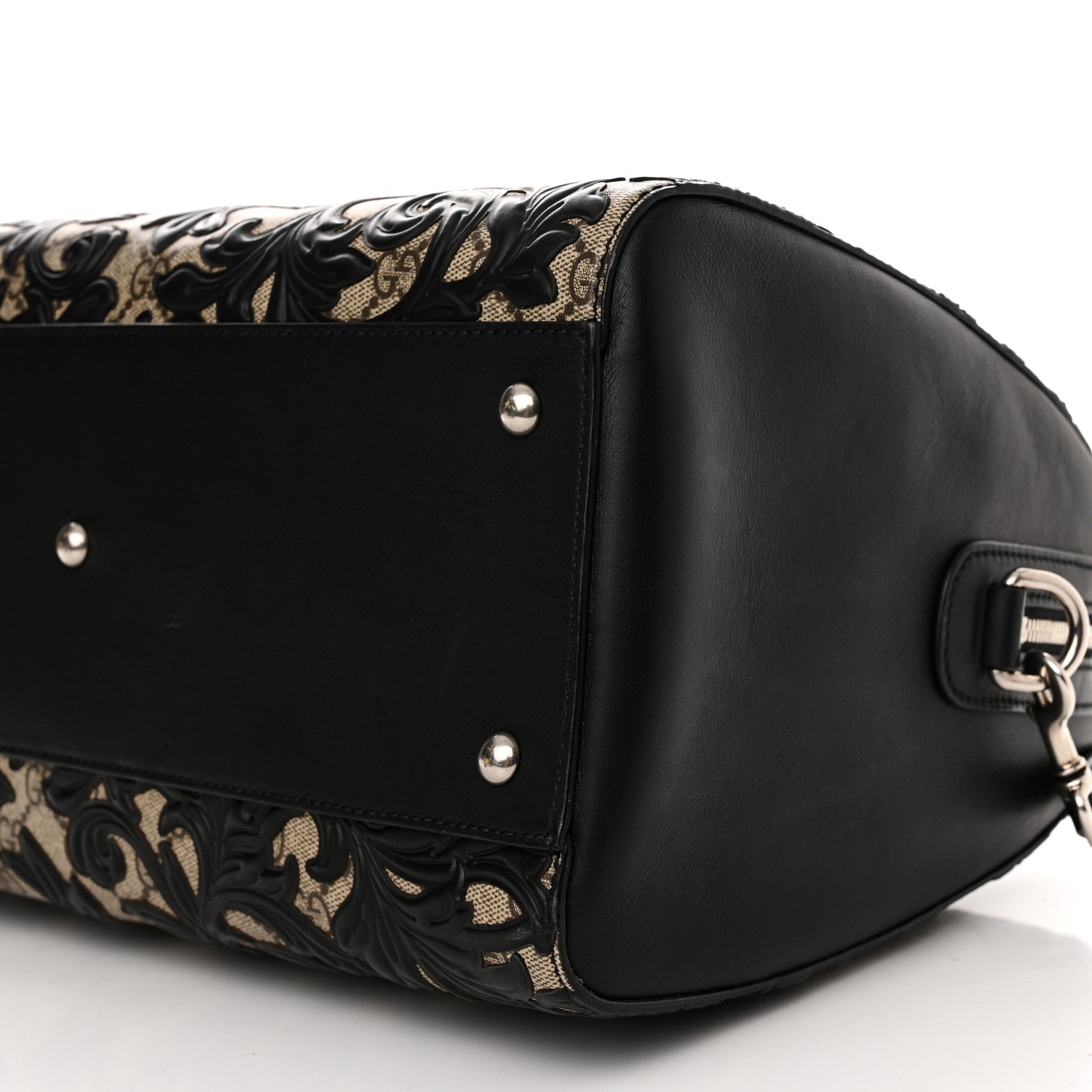 Gucci GG Supreme Monogram Arabesque Medium Boston Black 10 of 10