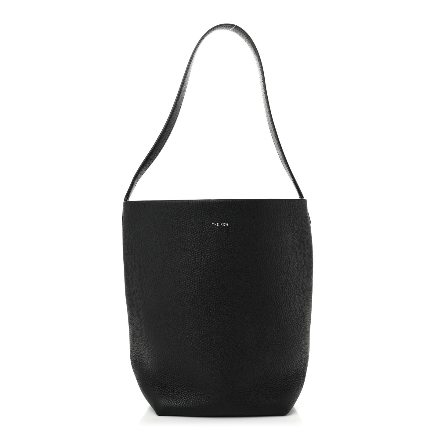 Grained Calfskin Medium N/S Park Tote Black