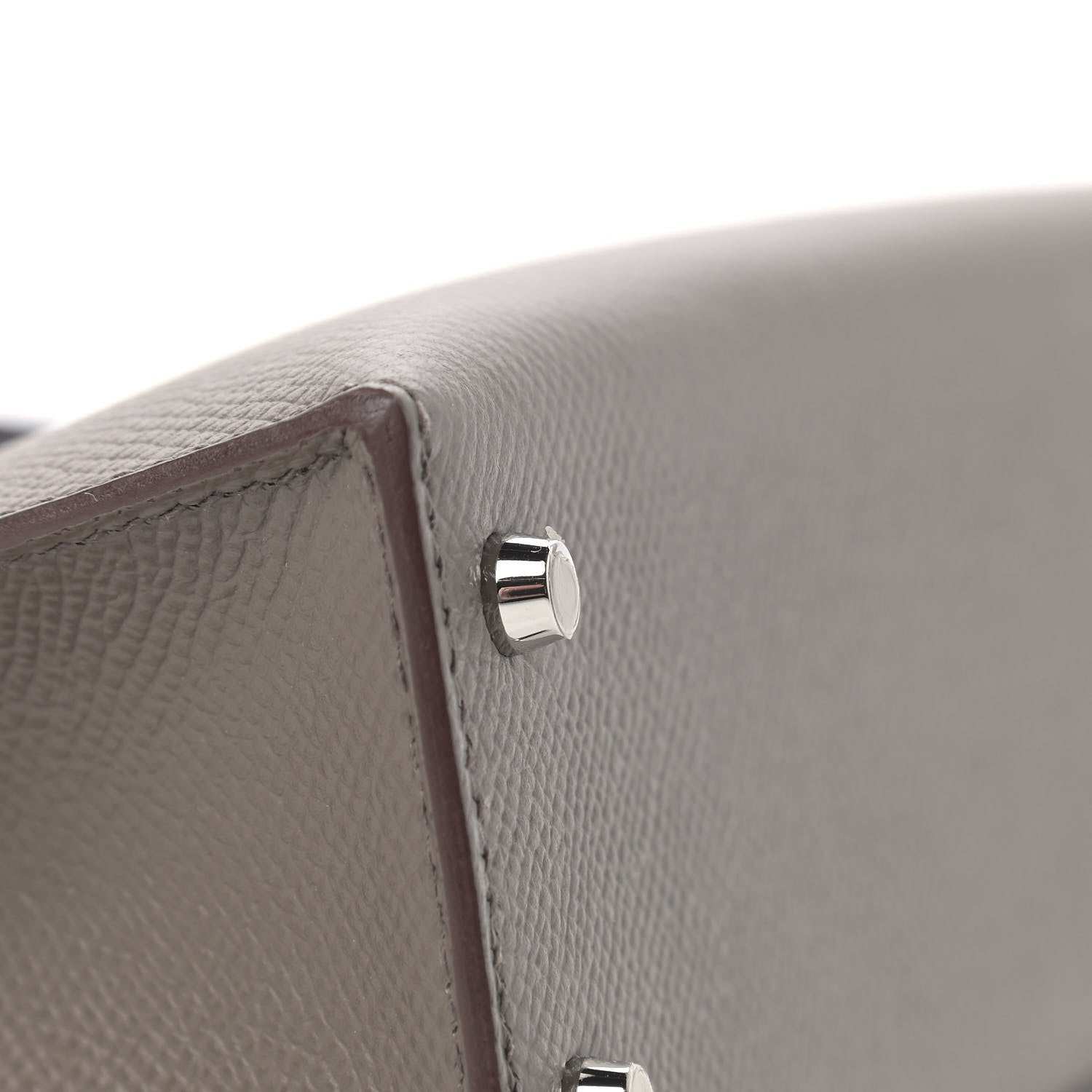 Hermes Epsom Mini Kelly Sellier 20 Etain 7 of 30