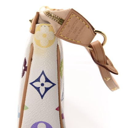 Louis Vuitton Monogram Multicolor Pochette Accessories White 8 of 12