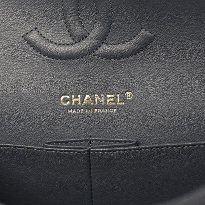 Chanel Caviar Quilted Medium Double Flap Dark Grey 6 of 11