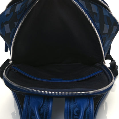 MCM Nylon Camo Dieter Medium Backpack Estate Blue 6 of 13