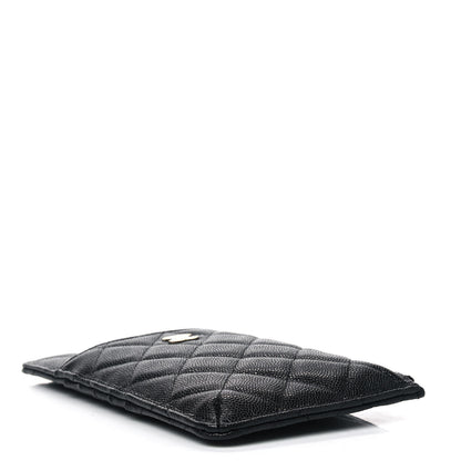 Chanel Caviar Quilted Classic iPhone Pouch Black 3 of 4