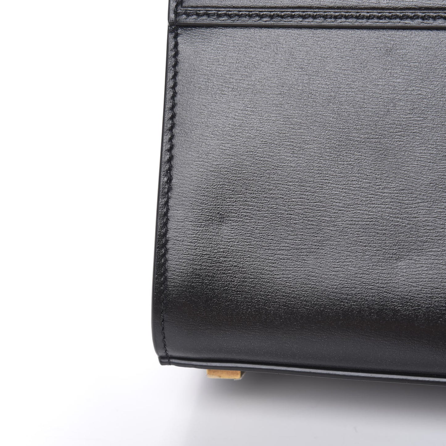 Smooth Calfskin Manhattan Nano Shopper Tote Black