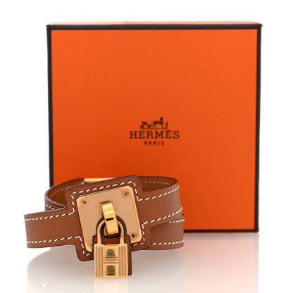 Hermes Swift O'Kelly Double Tour Bracelet T2 Gold 6 of 6