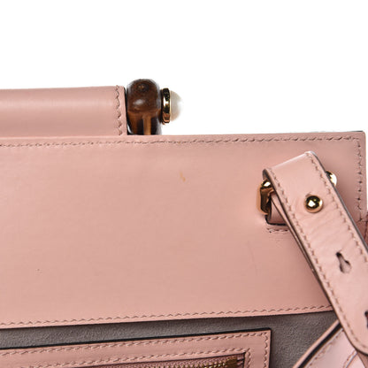 Gucci Nappa Bamboo Medium Nymphaea Top Handle Bag Perfect Pink 8 of 15
