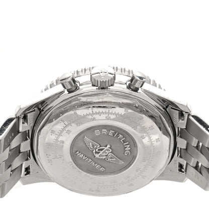 Breitling Stainless Steel 43mm Navitimer Cosmonaute Chronograph Manual Winding Watch Blue A12022 4 of 4