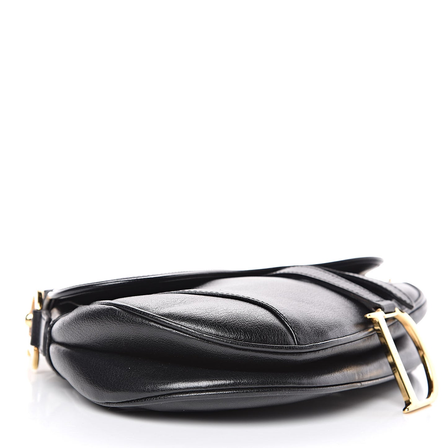 Calfskin Saddle Bag Black
